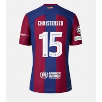 Stroje piłkarskie Barcelona Andreas Christensen #15 Koszulka Podstawowej 2023-24 Krótki Rękaw